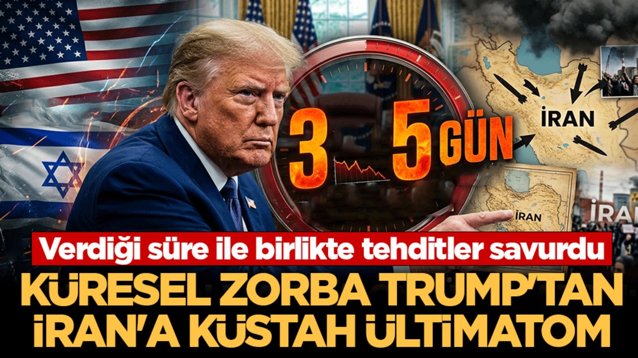 Küresel zorba Trump’tan İran’a küstah ültimatom: Yine 3 ila 5 gün süre tanıdı