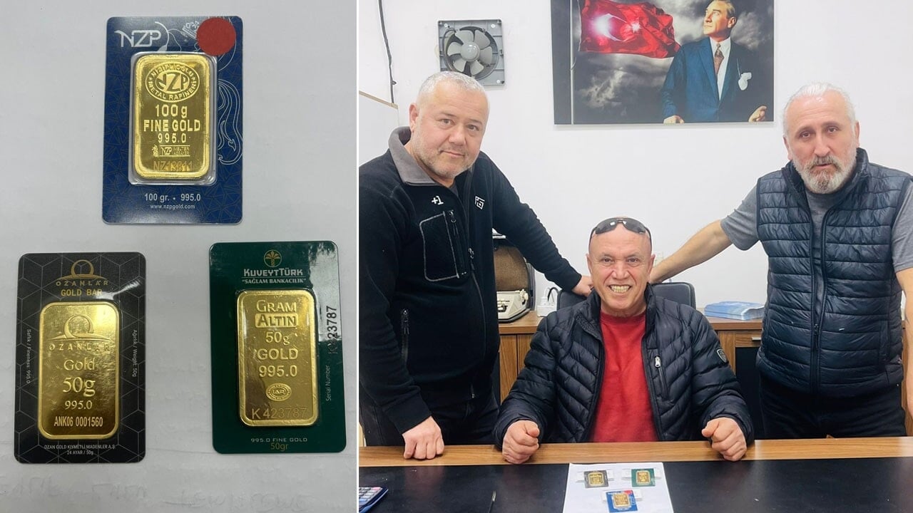 Kuru temizlemeye bırakılan montun cebinden 200 gram altın çıktı! Sahibine teslim edildi