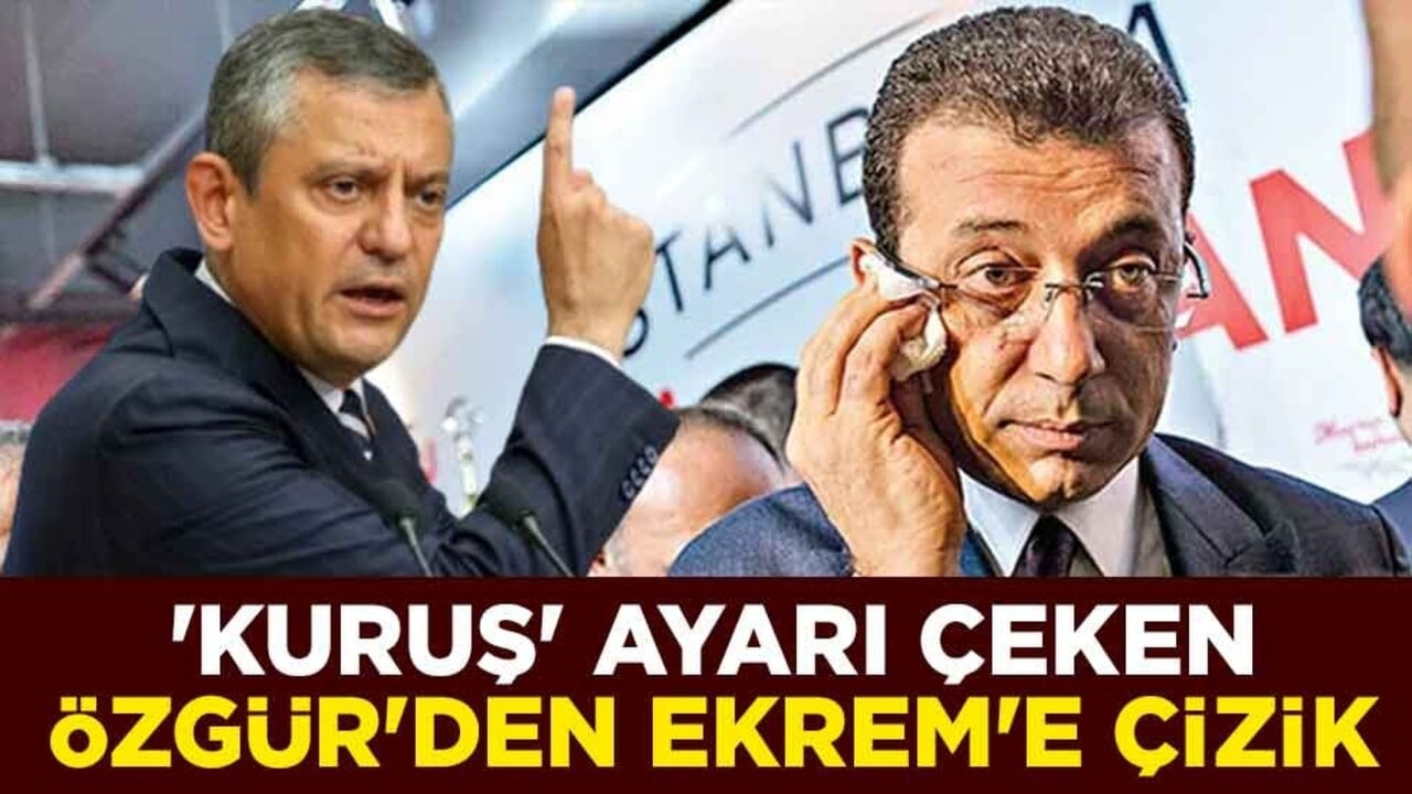 'Kuruş' ayarı çeken Özgür, Ekrem'in üstünü çizdi