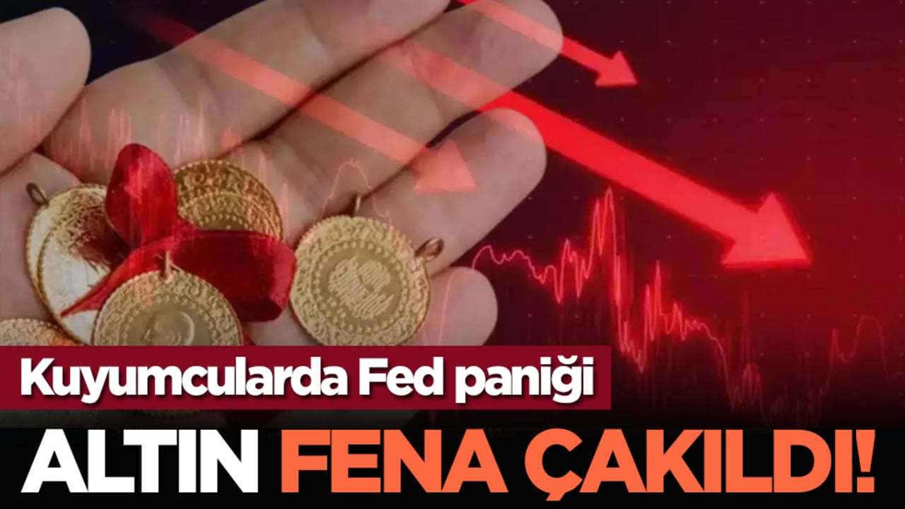 Kuyumcularda Fed paniği: Altın fena çakıldı!