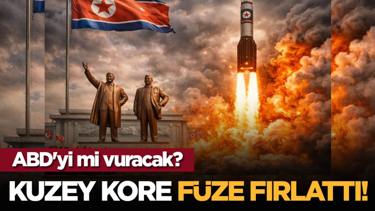 Kuzey Kore füze fırlattı! ABD'yi mi vuracak?