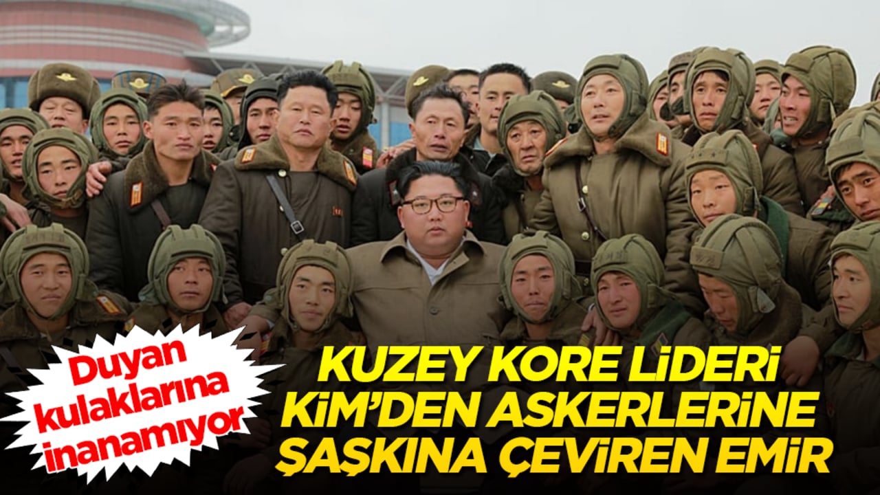 Kuzey Kore lideri Kim Jong Un’dan askerlerine şaşkına çeviren emir! Duyan, kulaklarına inanamıyor