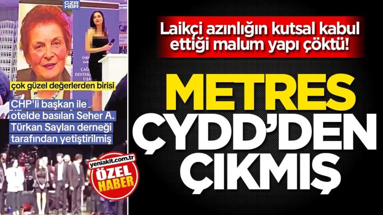 Laikçi azınlığın kutsal kabul ettiği malum yapı çöktü! Metres ÇYDD’den çıkmış