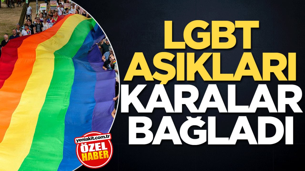 LGBT aşıkları karalar bağladı