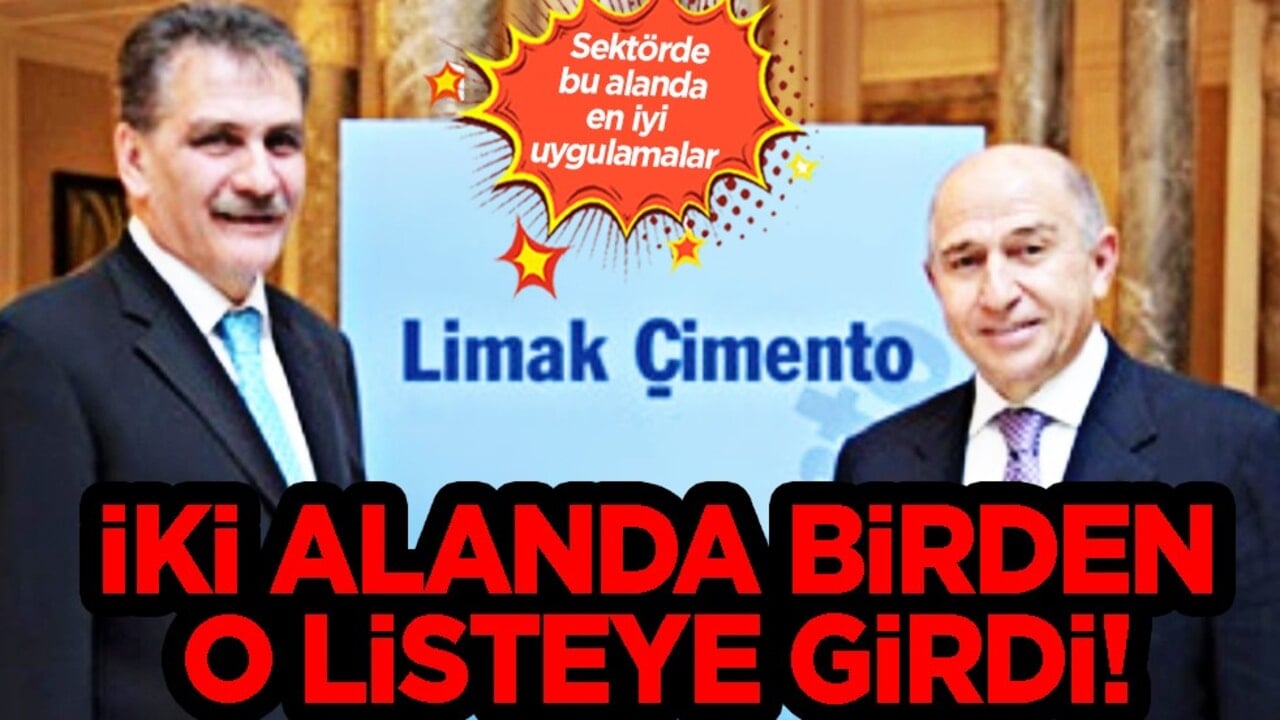 Limak Çimento CDP listesine iki alanda girdi