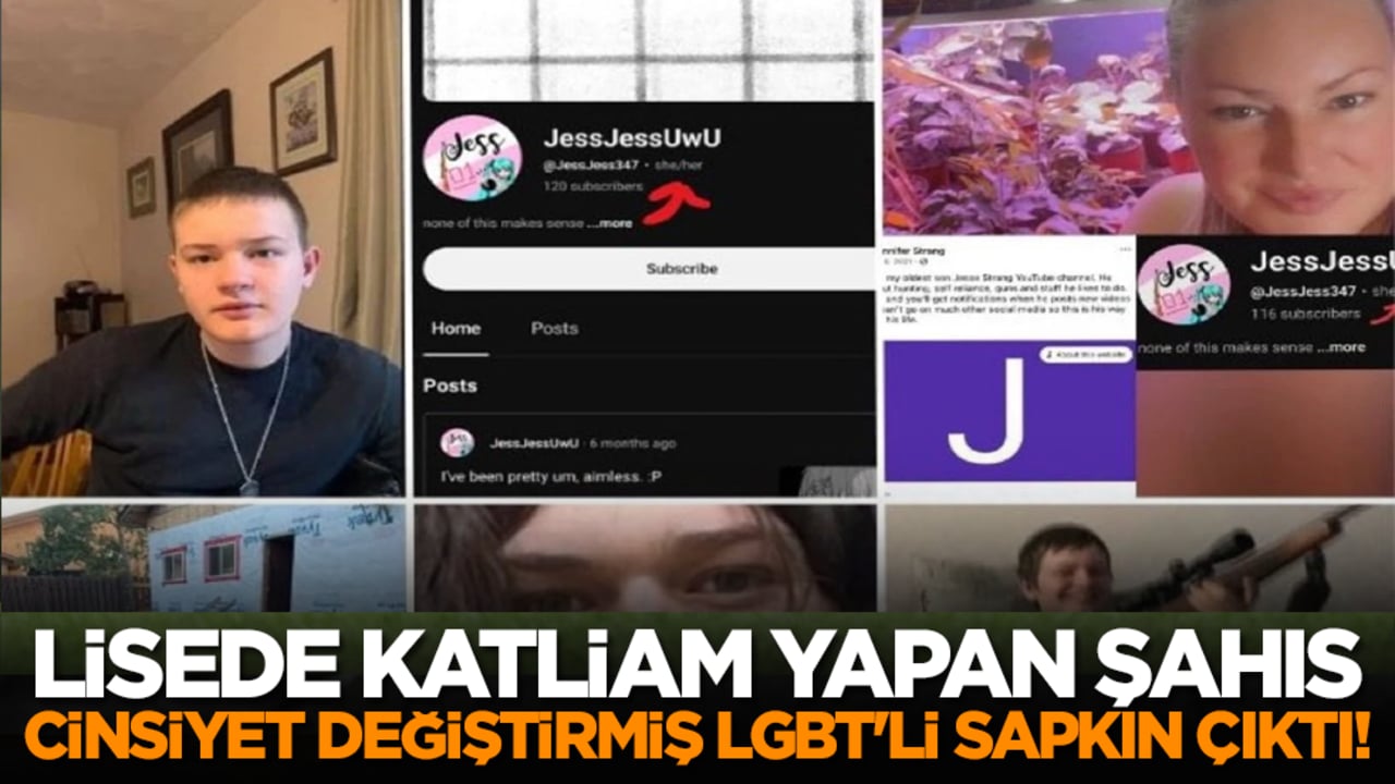 Lisede katliam yapan şahıs cinsiyet değiştirmiş LGBT'li sapkın çıktı!