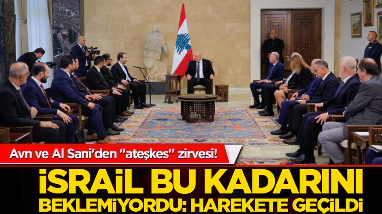 Lübnan'da soluklanma süreci: Avn ve Al Sani'den "ateşkes" zirvesi!