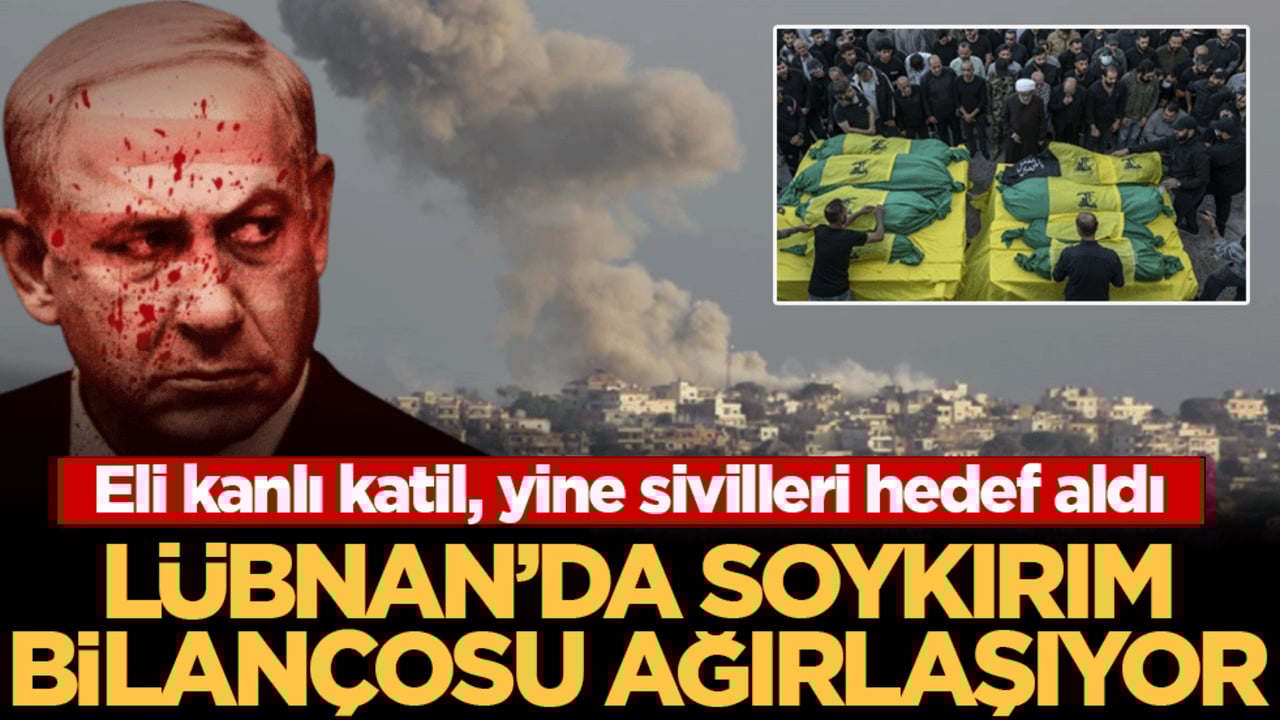 Lübnan’da soykırım bilançosu ağırlaşıyor! Eli kanlı katil, yine sivilleri hedef aldı: Ölü sayısı 394’e çıktı