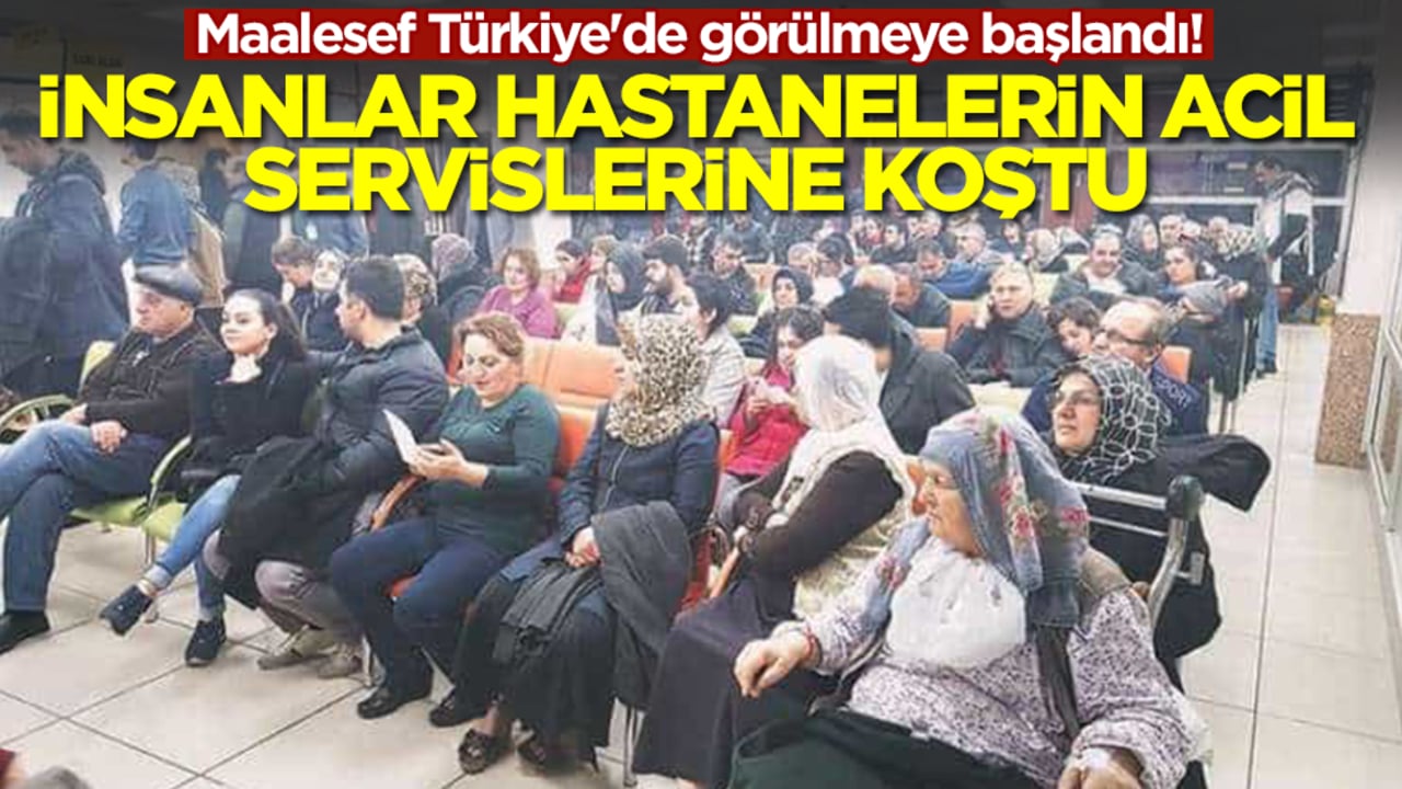 Maalesef Türkiye'de görülmeye başlandı! İnsanlar hastanelerin acil servislerine koştu
