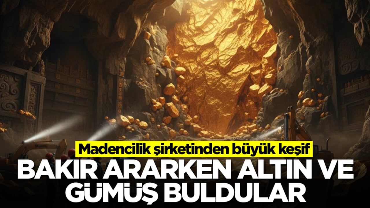 Madencilik şirketinden büyük keşif: Bakır ararken altın ve gümüş buldular
