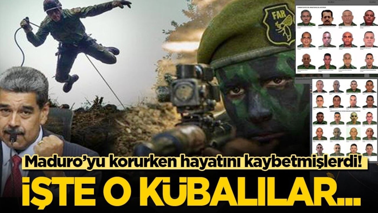 Maduro’yu korurken katledilen 32 Kübalı askerin isim ve rütbeleri açıklandı! İşte o Kübalılar...