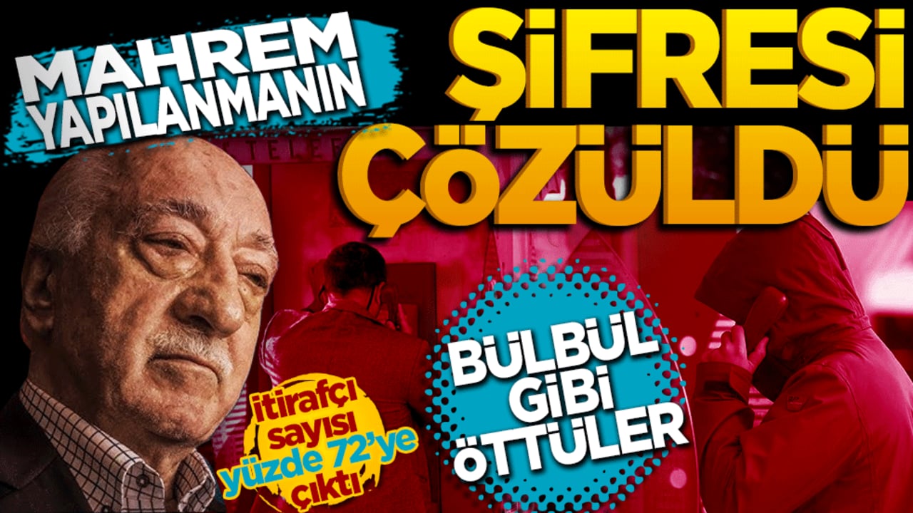 Mahrem yapılanma şifresi çözüldü! Bülbül gibi öttüler: İtirafçı sayısı yüzde 72’ye çıktı