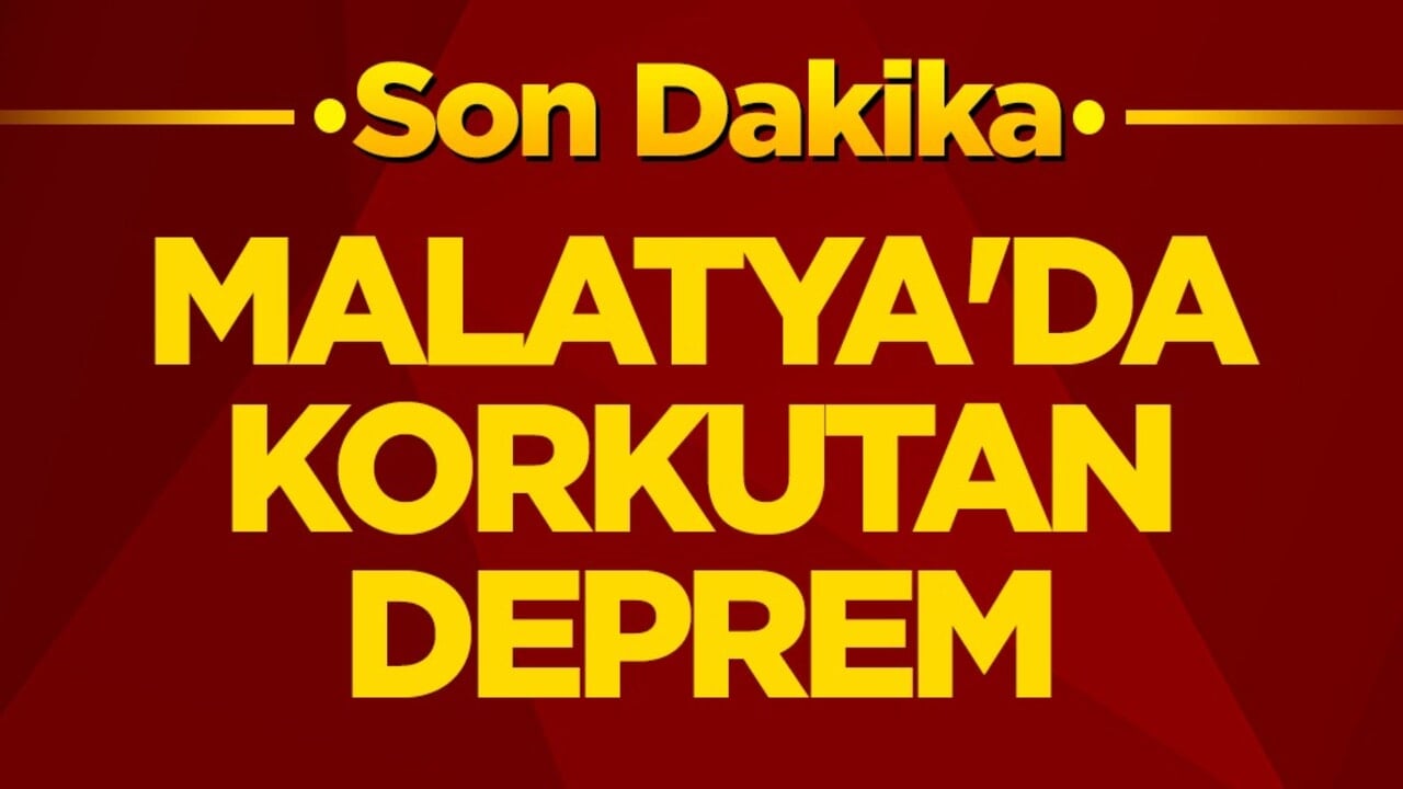 Malatya'da 4 büyüklüğünde deprem