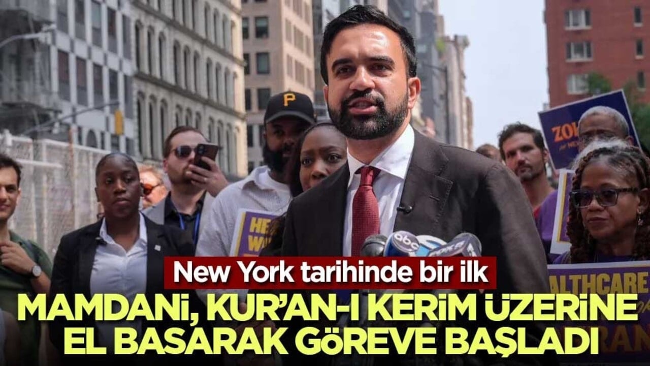 Mamdani, Kur’an-ı Kerim üzerine el basarak göreve başladı