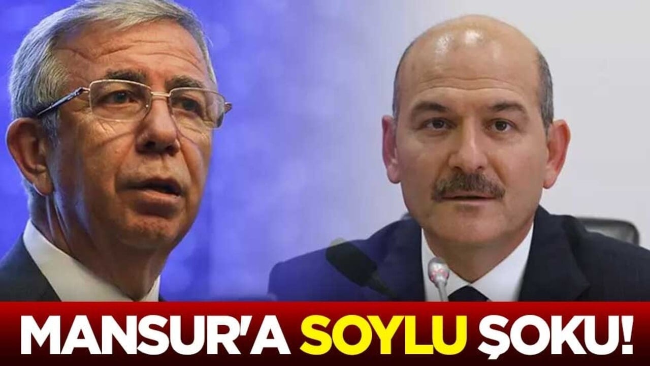 Mansur Yavaş'a Süleyman Soylu şoku!