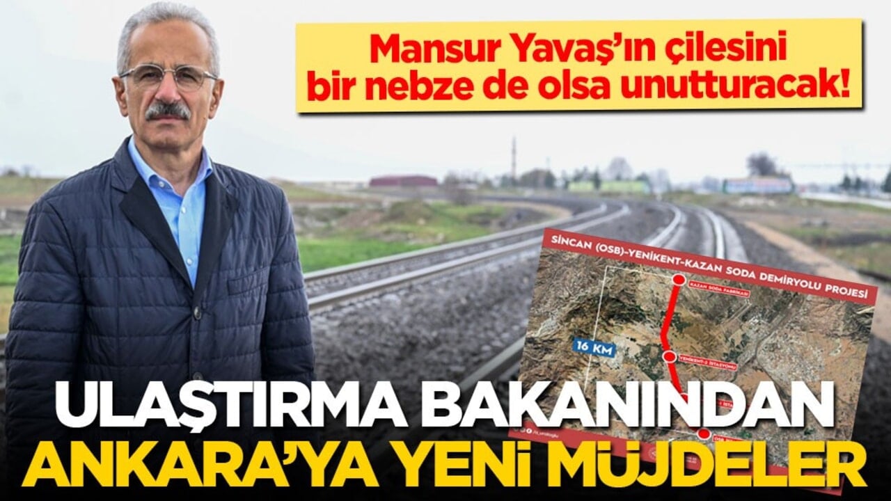Mansur Yavaş’ın çilesini bir nebze de olsa unutturacak! Ulaştırma Bakanından Ankara’ya yeni müjde