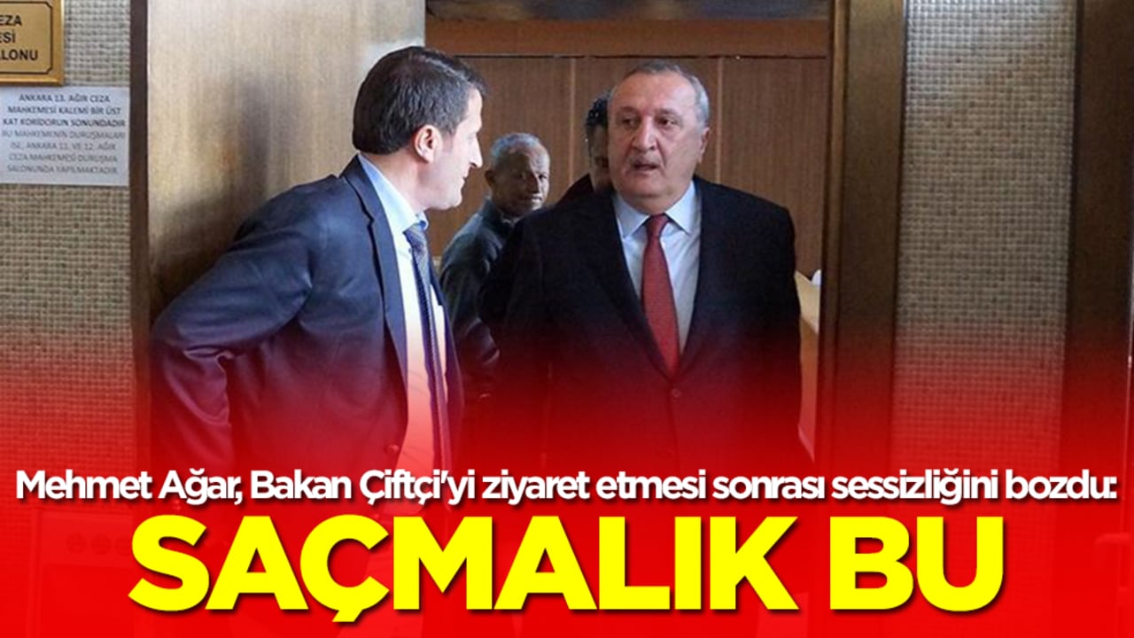 Mehmet Ağar, Bakan Çiftçi'yi ziyaret etmesinin ardından sessizliğini bozdu: Saçmalık bu