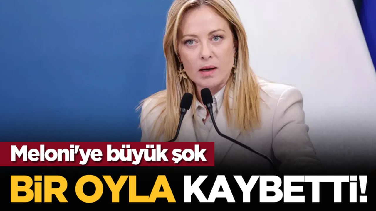 Meloni'ye büyük şok! Bir oyla kaybetti!