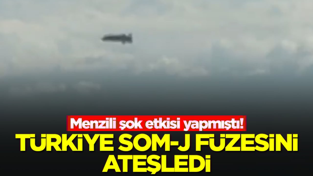 Menzili şok etkisi yapmıştı! Türkiye SOM-J füzesini ateşledi