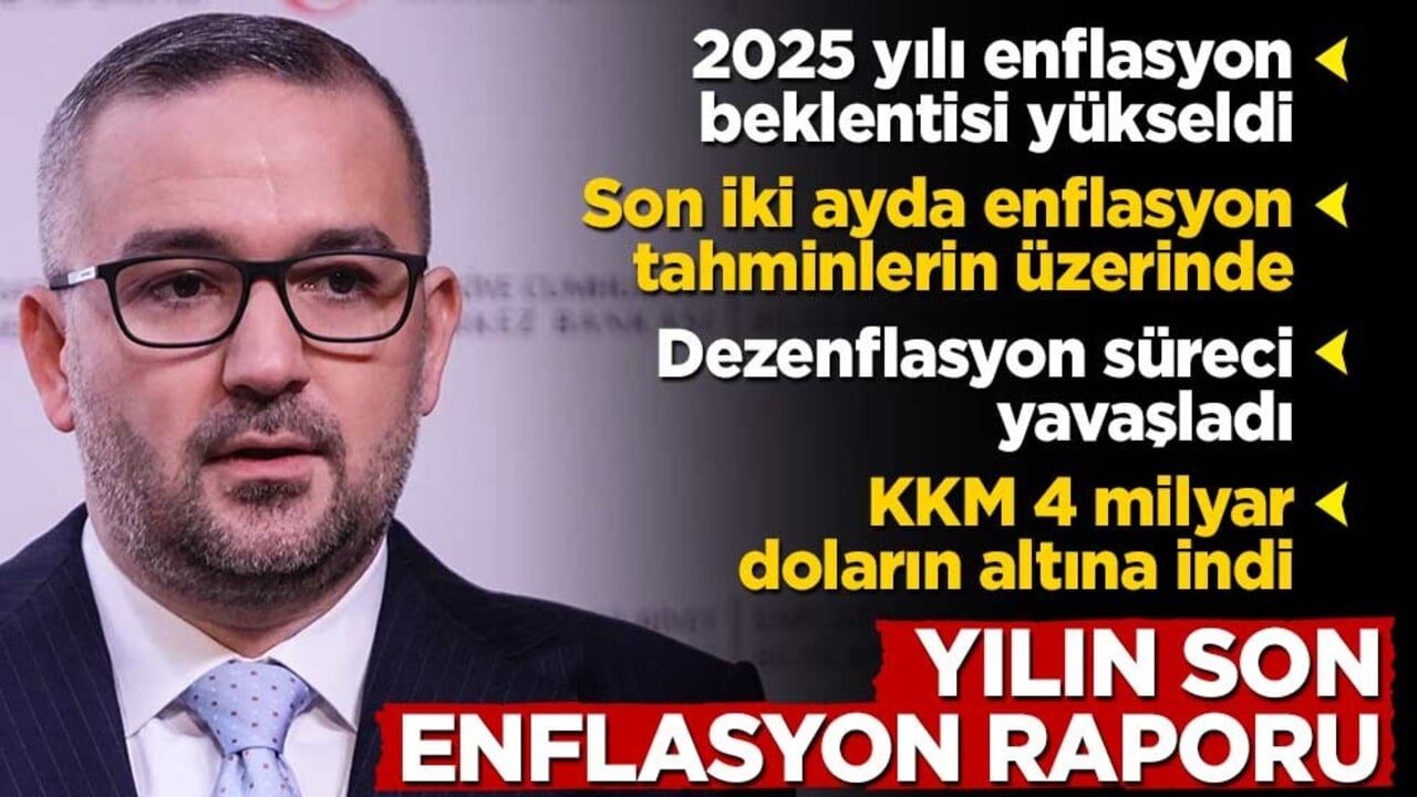 Merkez Bankası Başkanı Fatih Karahan'dan flaş açıklamalar! Yılın son enflasyon raporu...