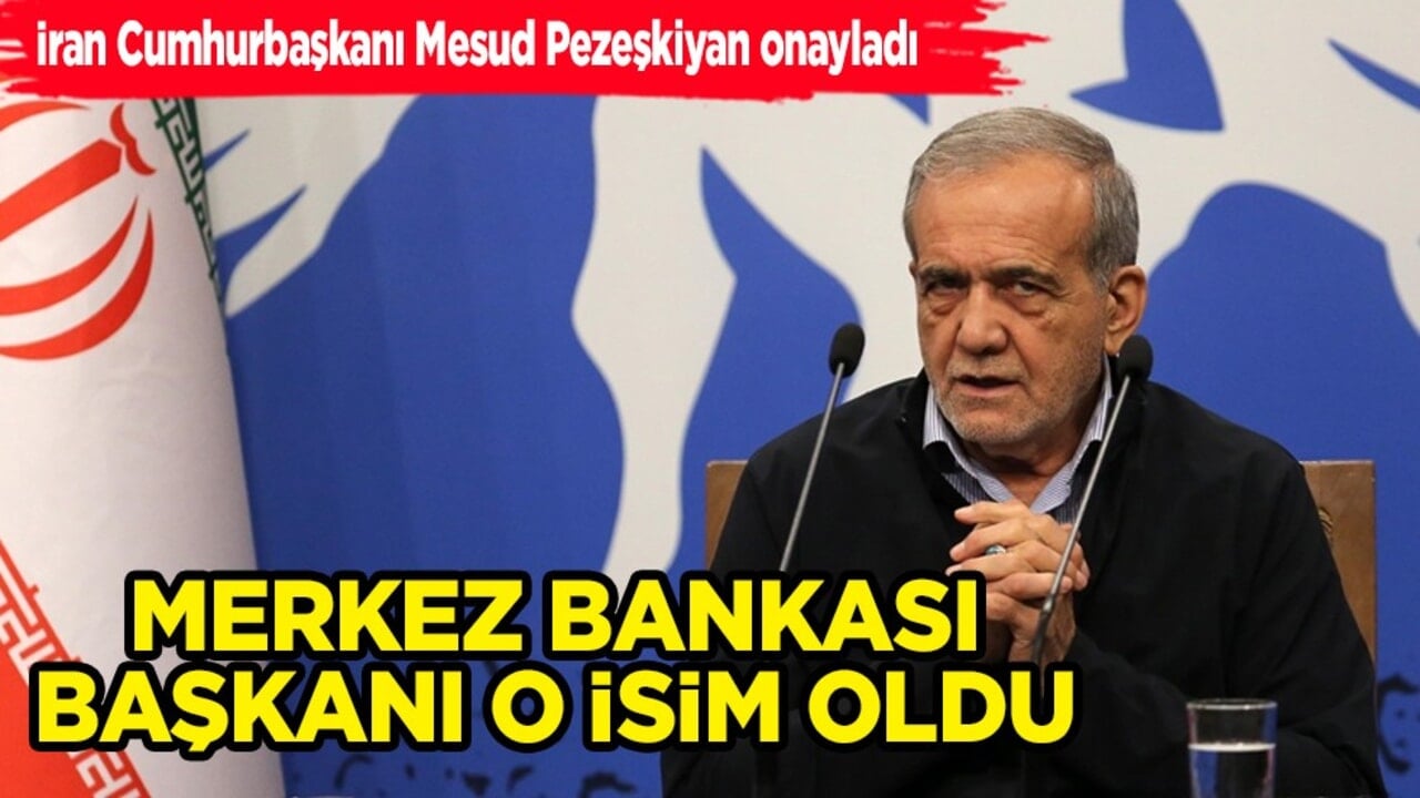 Mesud Pezeşkiyan onayladı: İran'da eski bakan Merkez Bankası başkanı oldu! Resmi olarak yayınlandı