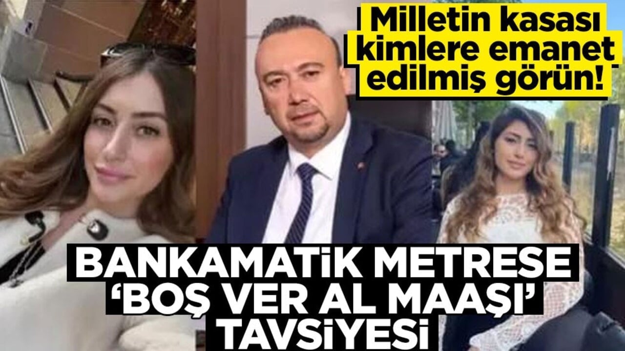 Milletin kasası kimlere emanet edilmiş görün! Bankamatik metrese ‘boş ver al maaşı’ tavsiyesi