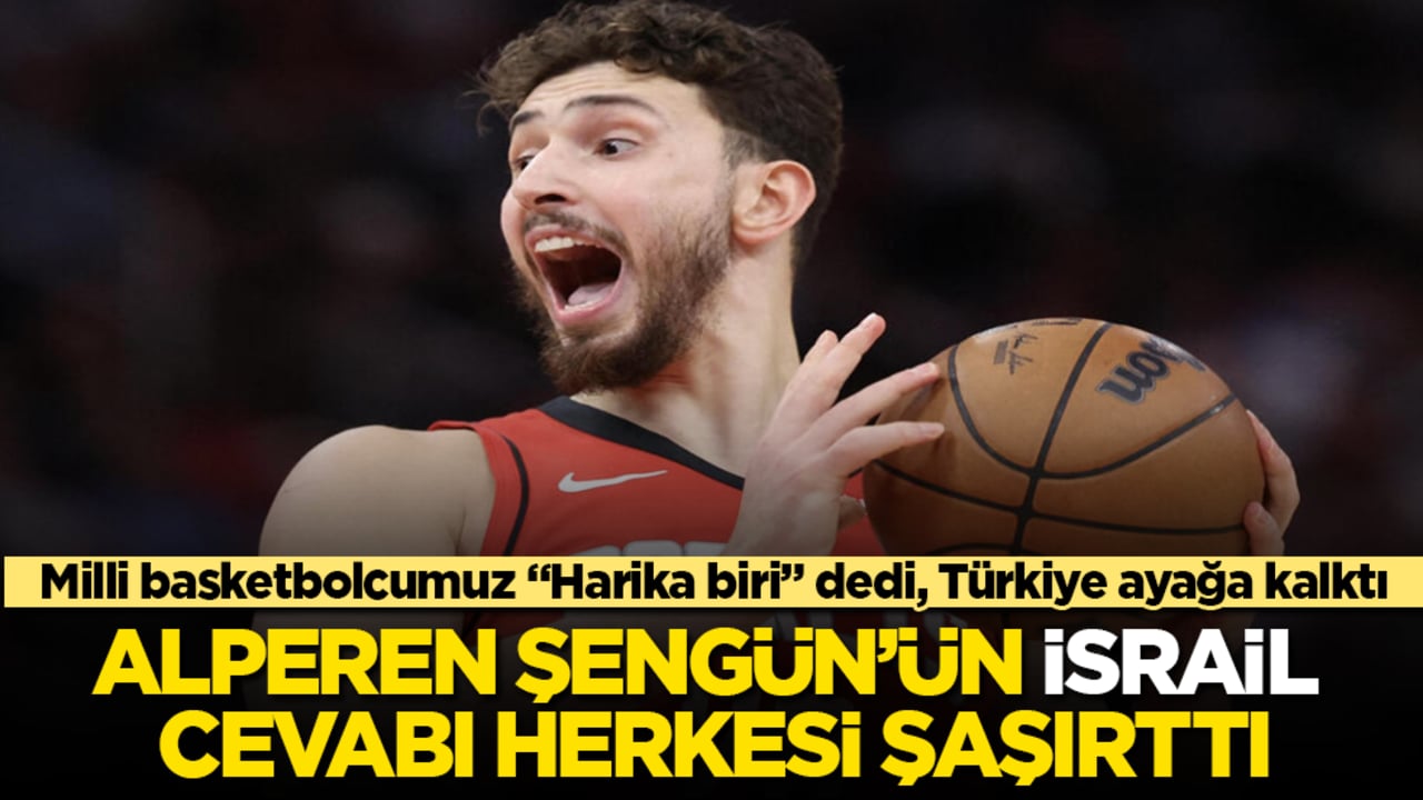 Milli basketbolcumuz "Harika biri" dedi, Türkiye ayağa kalktı! Alperen Şengün’ün "İsrail" cevabı herkesi şaşırttı