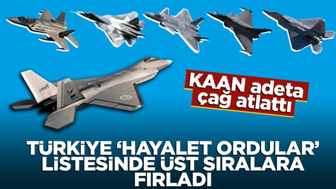 Milli Muharip Uçak KAAN Türkiye’ye çağ atlattı! "Hayalet Ordu" sıralamasında bakın kaçıncı sıraya fırladık
