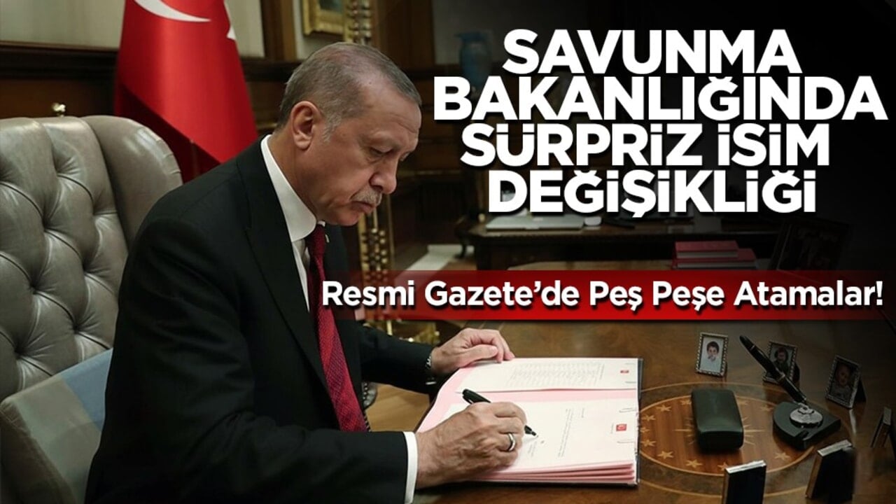 Milli Savunma Bakan Yardımcılığına Salih Ayhan atandı