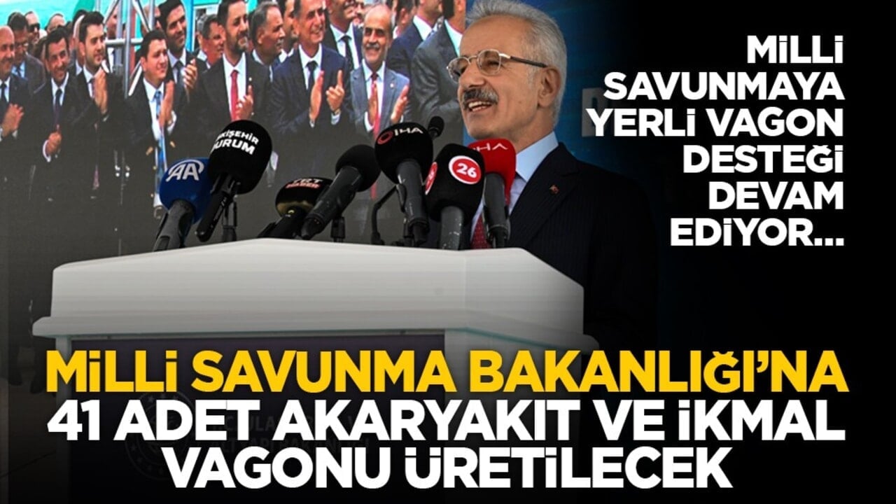 Milli savunmaya yerli vagon desteği devam ediyor… Milli Savunma Bakanlığı’na 41 adet akaryakıt ve ikmal vagonu üretilecek