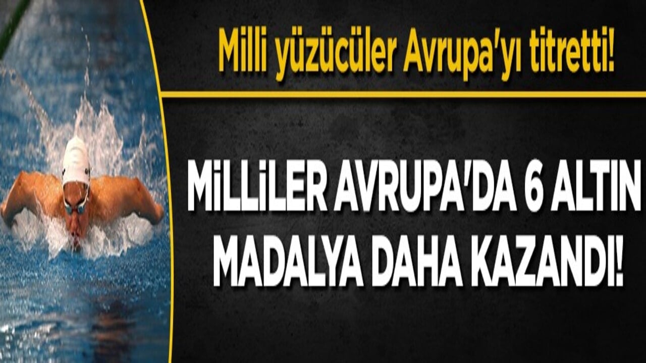 Milli yüzücüler Prag ve Graz'da 11 madalya daha kazandı