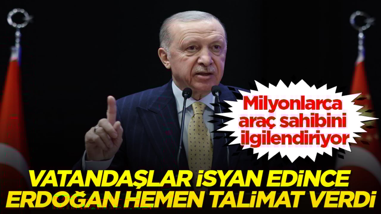 Milyonlarca araç sahibini ilgilendiriyor! Vatandaşlar isyan edince, Cumhurbaşkanı Erdoğan hemen talimat verdi