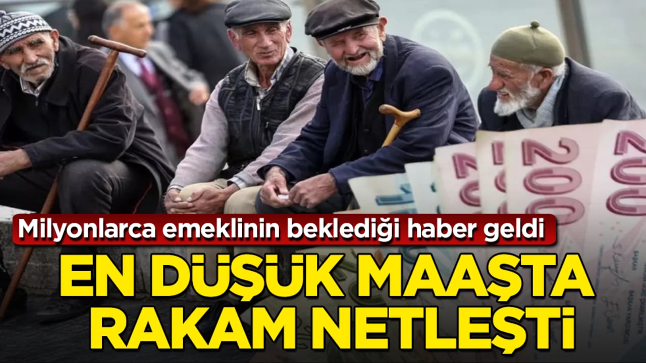 Milyonlarca emeklinin beklediği haber geldi! En düşük maaşta rakam netleşti