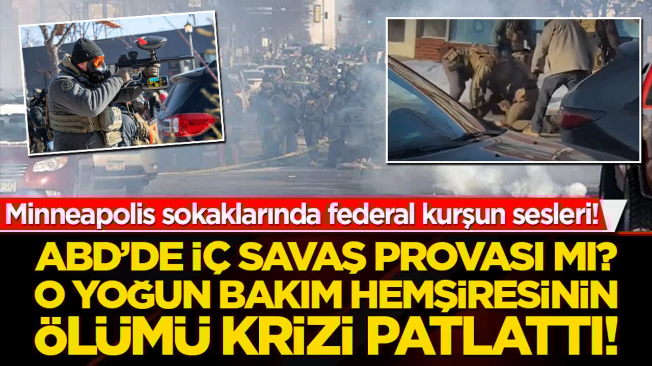 Minneapolis sokaklarında federal kurşun sesleri! ABD’de iç savaş provası mı? O yoğun bakım hemşiresinin ölümü krizi patlattı!