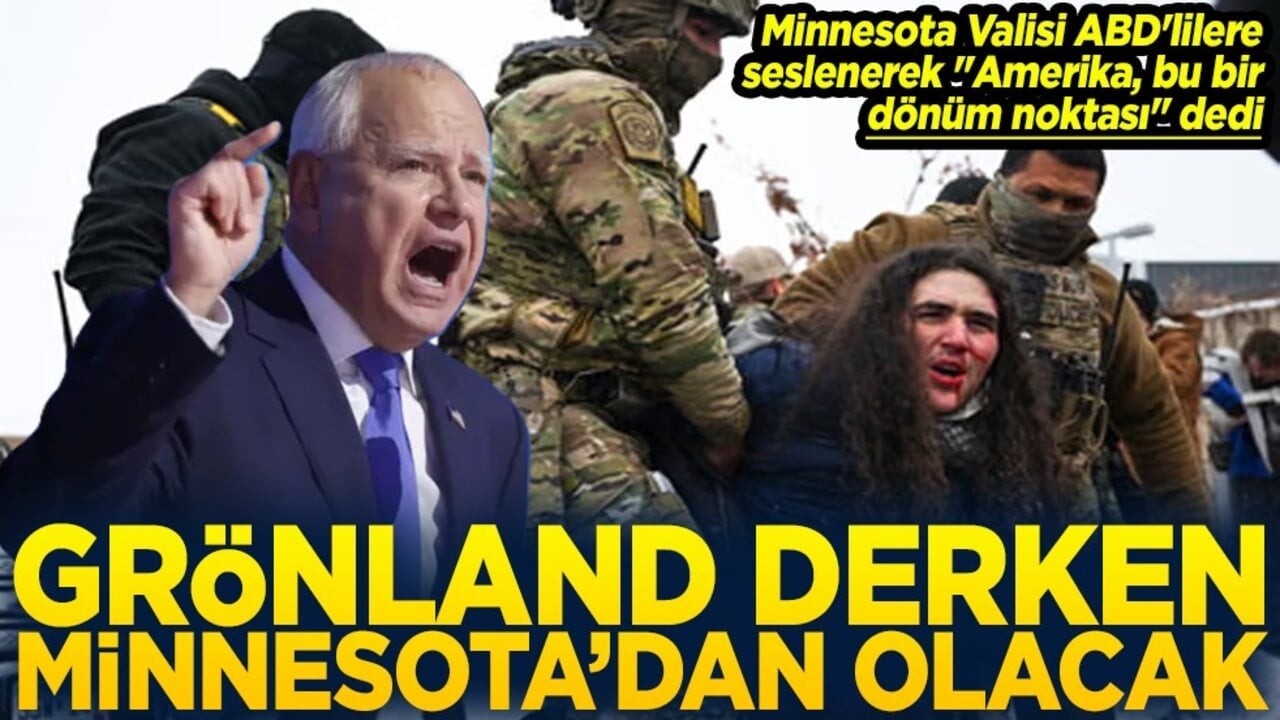 Minnesota Valisi "Amerika, bu bir dönüm noktası." dedi. Grönland derken Minnesota'dan olacak