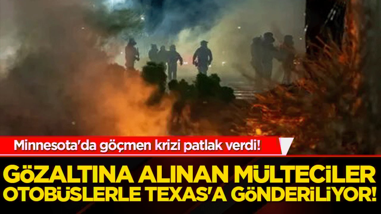 Minnesota'da göçmen krizi patlak verdi! Gözaltına alınan mülteciler otobüslerle Texas'a gönderiliyor!