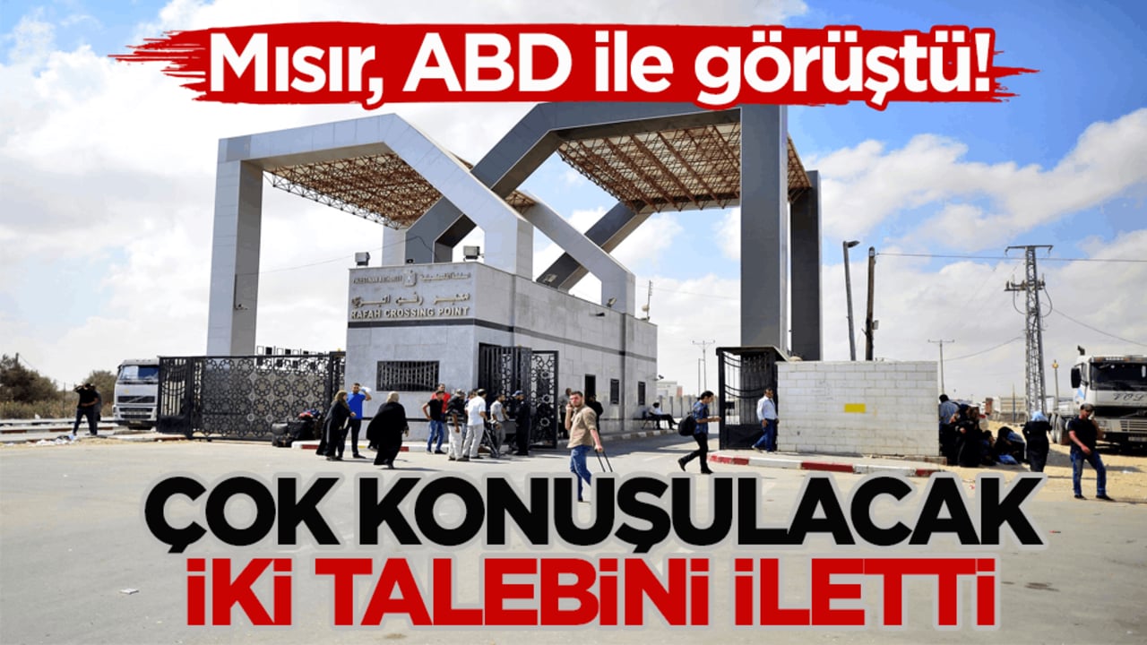 Mısır, ABD ile görüştü! Orta Doğu için çok konuşulacak iki talebini iletti