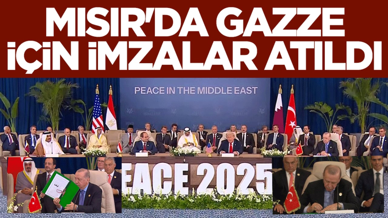 Mısır'da Gazze için imzalar atıldı