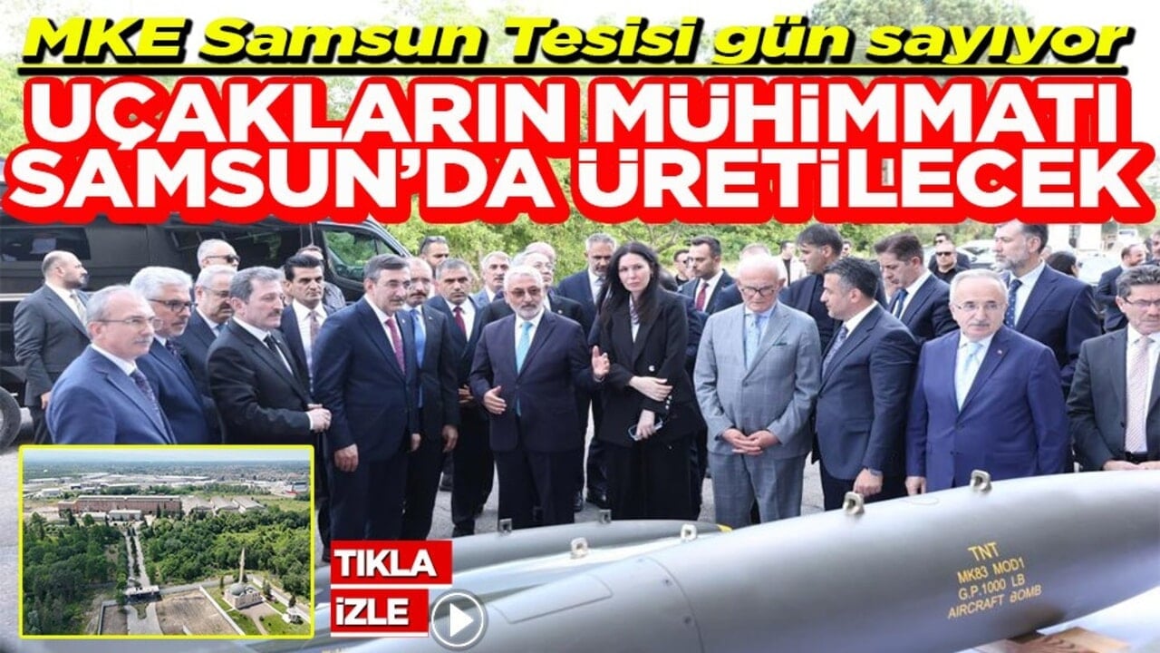 MKE Samsun Tesisi gün sayıyor Uçakların mühimmatı Samsun’da üretilecek