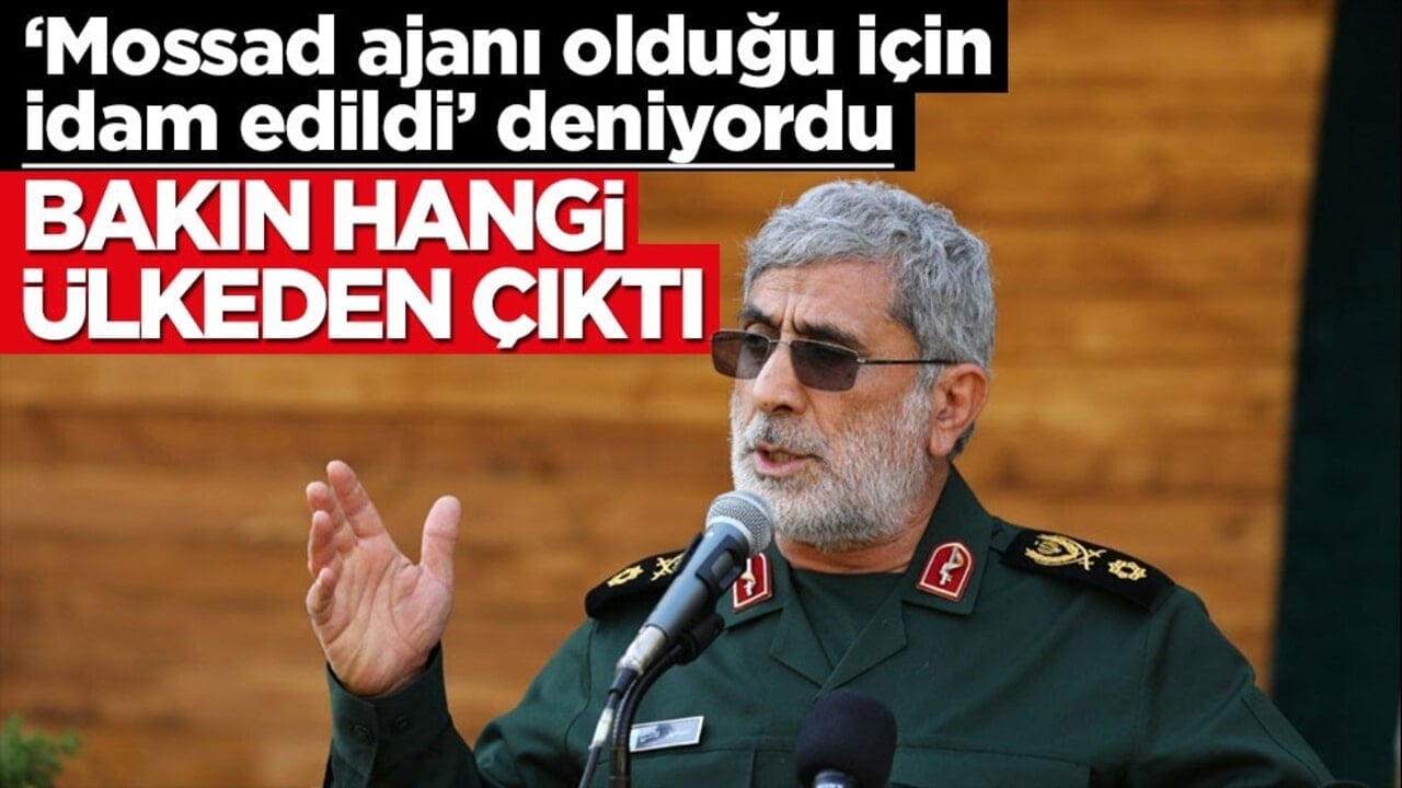 Mossad ajanlığıyla itham ediliyordu... İranlı komutan bakın hangi ülkede!