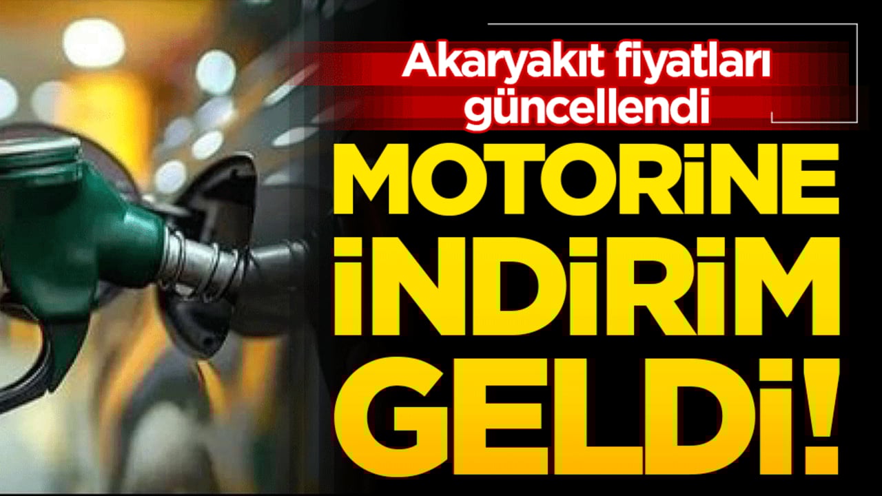 Motorine dev indirim! Akaryakıt fiyatları güncellendi