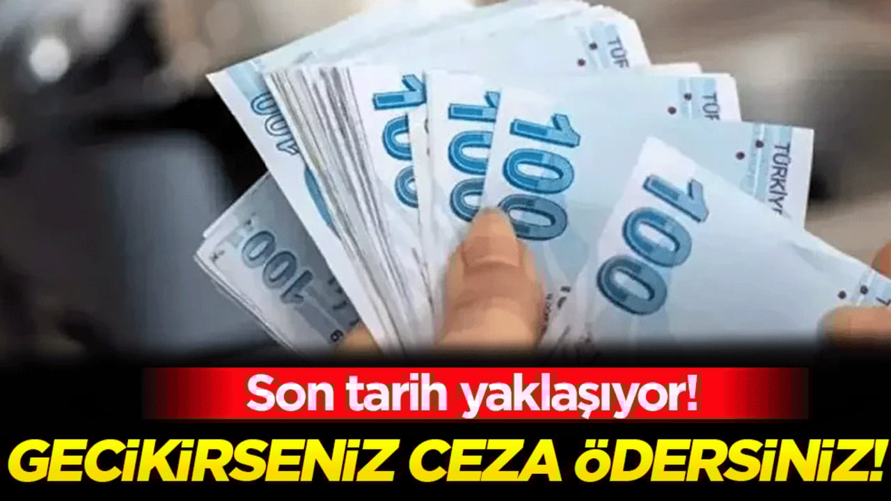 MTV'de son ödeme tarihi yaklaşıyor: Gecikirseniz ceza ödeyebilirsiniz!