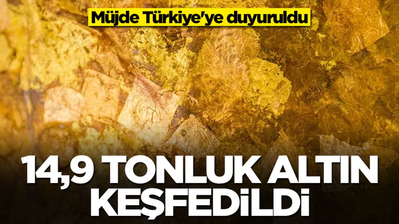 Müjde Türkiye'ye duyuruldu: 14,9 milyon tonluk altın keşfedildi