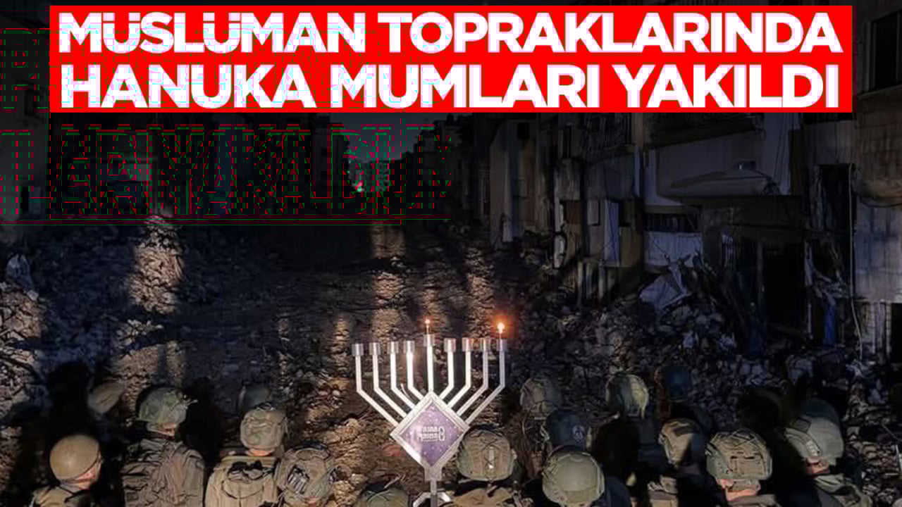 Müslüman topraklarında Hanuka mumları yakıldı