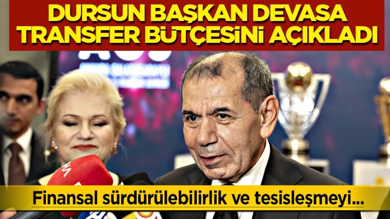 Müthiş rakamı canlı yayında duyurdu: Dursun Özbek: Galatasaray'ın 400 milyon euro'su var