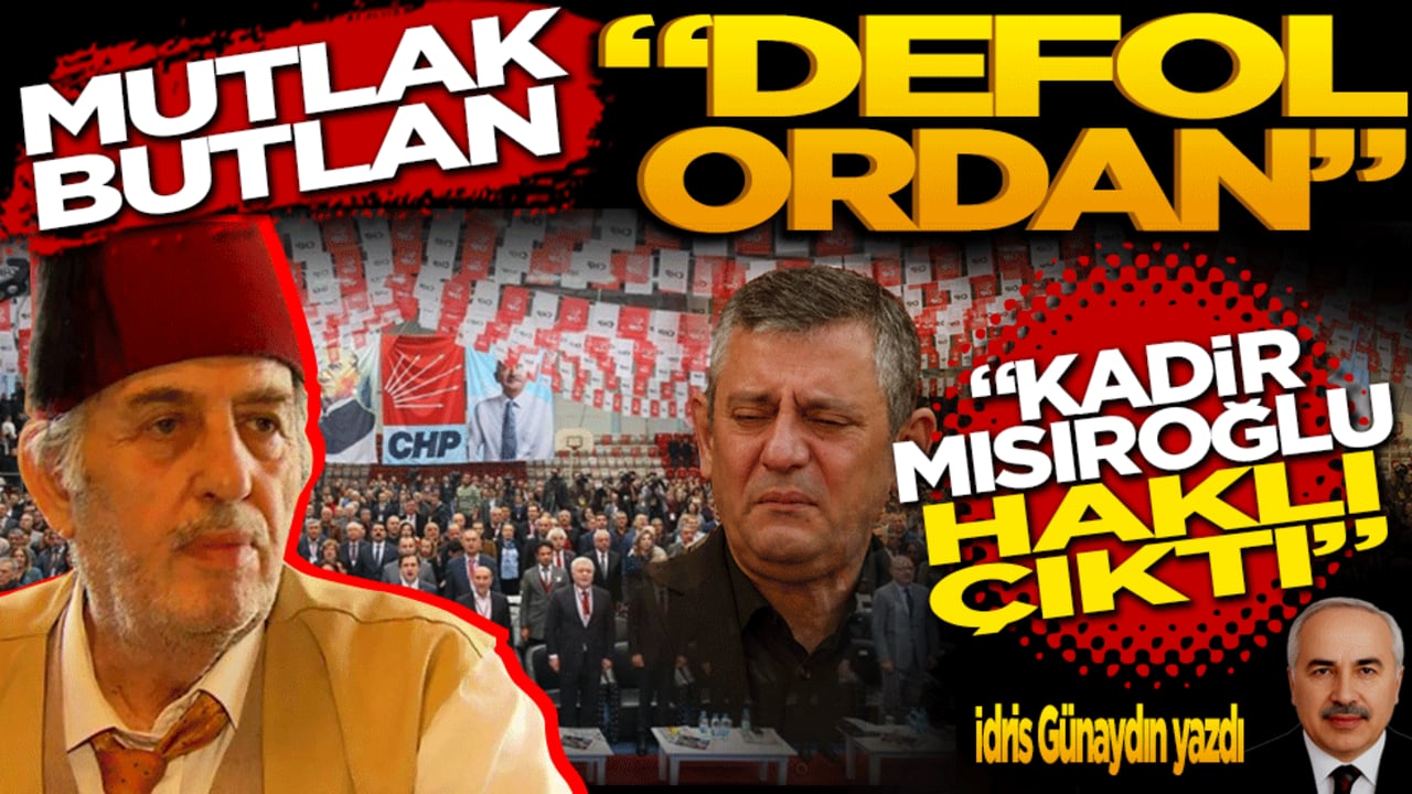 Mutlak butlan, defol oradan