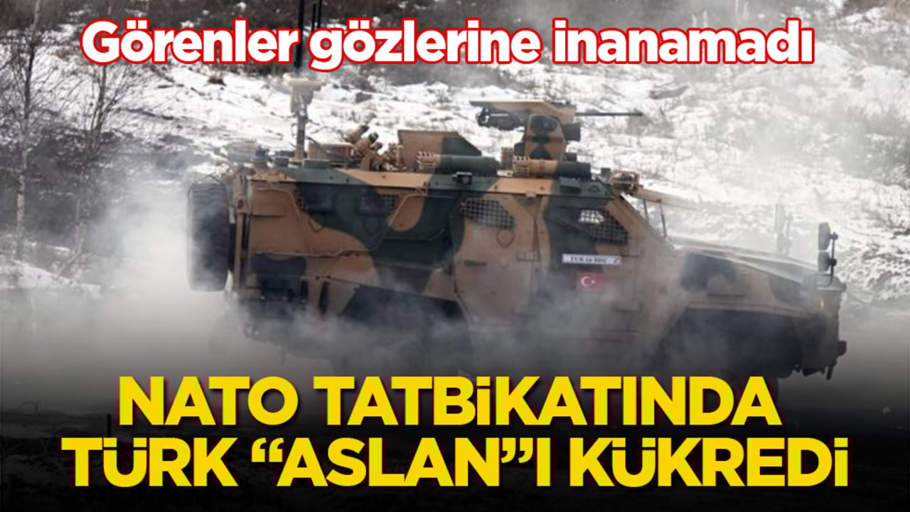 NATO tatbikatında Türk "ASLAN"I kükredi! Görenler gözlerine inanamadı
