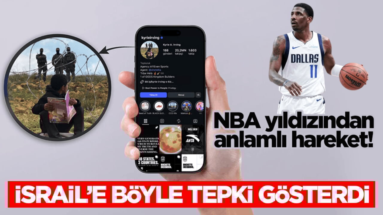 NBA yıldızından anlamlı hareket! İsrail’e böyle tepki gösterdi
