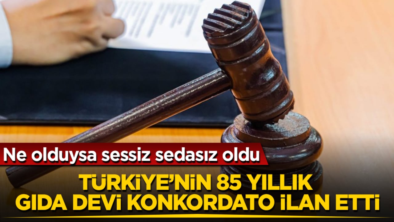 Ne olduysa sessiz sedasız oldu! Türkiye’nin 85 yıllık gıda devi konkordato ilan etti