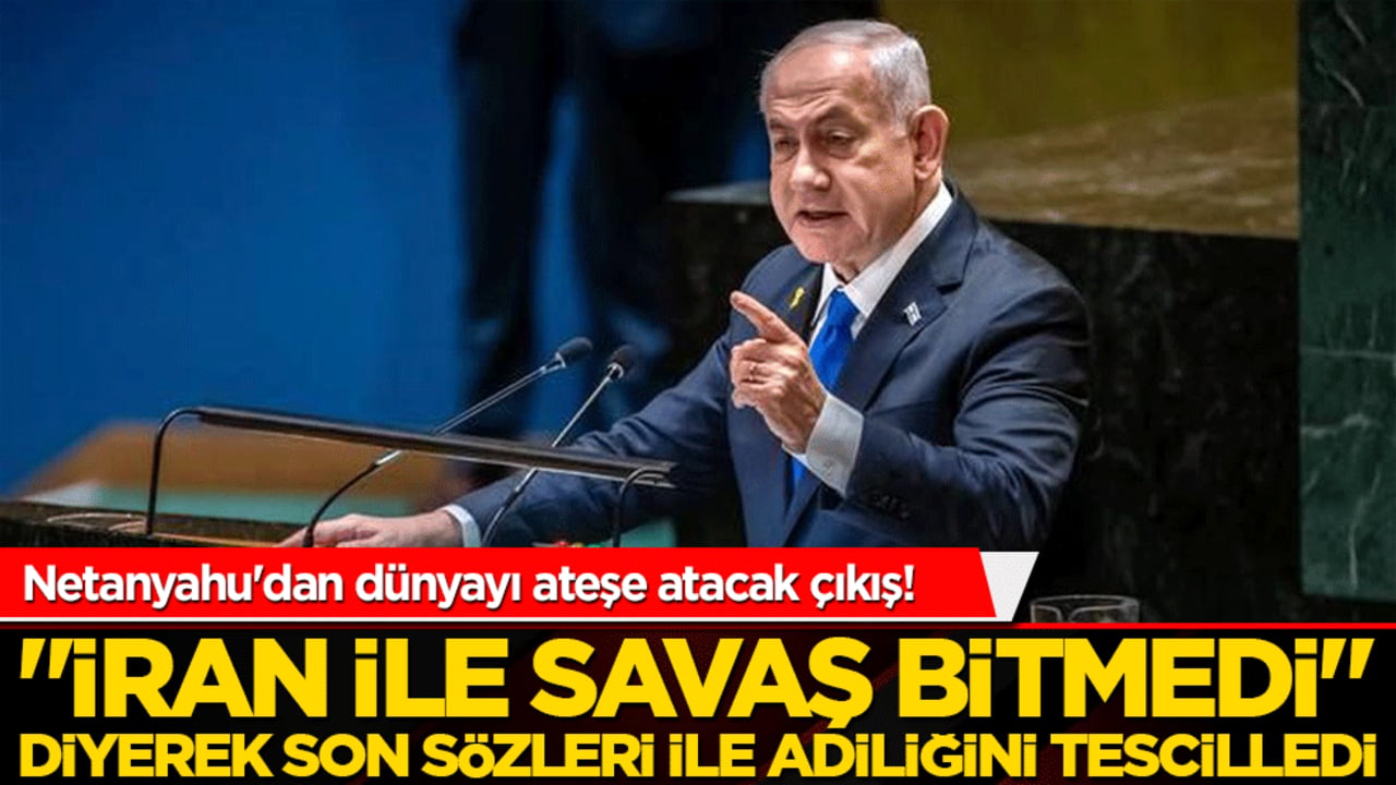 Netanyahu'dan dünyayı ateşe atacak çıkış! "İran ile savaş bitmedi" diyerek nükleer tesislerin imhasını istedi!